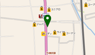 生そばと、天丼。楽雲の地図画像
