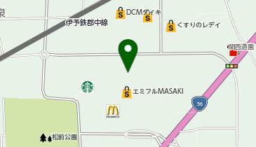 蕎麦・海鮮 伊予椿食堂の地図画像