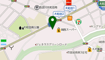 かすうどん KASUYA 関西スーパー大和田店の地図画像