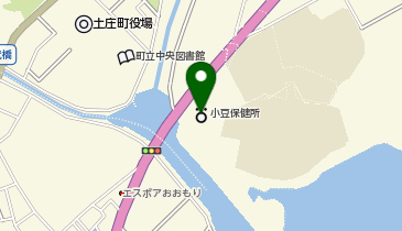 小豆合同庁舎食堂の地図画像