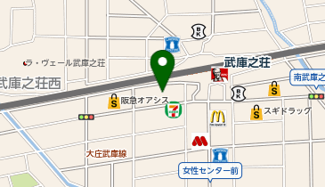 RYU-RYU 武庫之荘店の地図画像