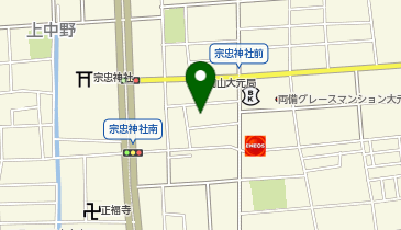 情熱鉄板 もりもりの地図画像