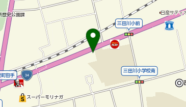 パフェ屋 そらり 三田川店の地図画像