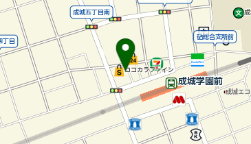 成城ふぐアトリエの地図画像