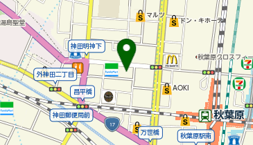 あっとほぉーむカフェ AKIBAカルチャーズZONEの地図画像