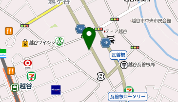 珈琲処 晴れ晴れ 越谷店の地図画像