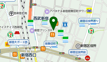 火鳳祥鮮貨火鍋 新宿店の地図画像