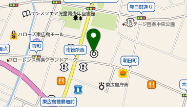 ビストロパパ市役所店の地図画像