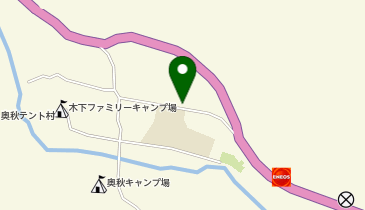 オオカミ印の里山ごはんの地図画像