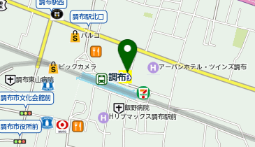 珈琲館 調布店の地図画像