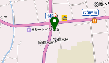 紀北飯店の地図画像