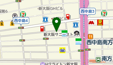 らーめん鱗 (西中島店)の地図画像