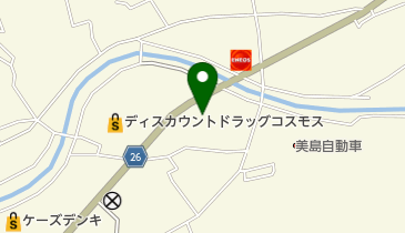 麺鯉の地図画像