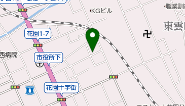 楽々亭の地図画像