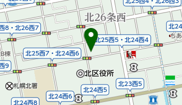 ラーメン大将 (北25条店)の地図画像