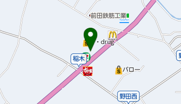 麺屋 天赦の地図画像