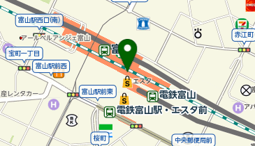 西町大喜 (とやマルシェ店)の地図画像
