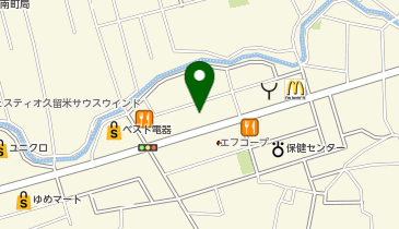 龍の家 (上津店)の地図画像