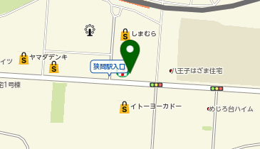 ゆで太郎 (狭間店)の地図画像