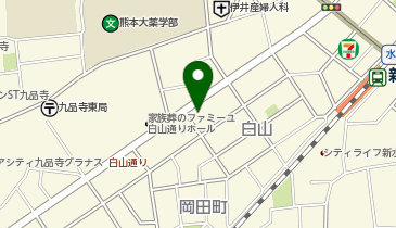 らぁめん一白の地図画像