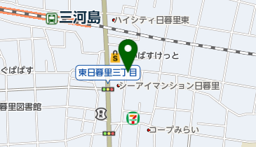 桃天花の地図画像