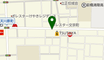 ゆで太郎 (前橋文京店)の地図画像