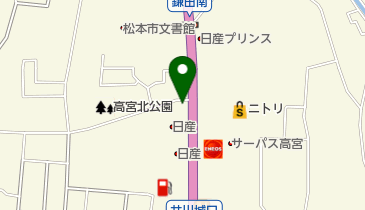 麺匠 真武咲弥 (松本店)の地図画像