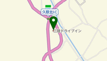 ドライブイン三陸の地図画像