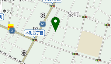 四川 中華料理 楽道の地図画像