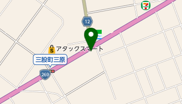 ラーメン勇駒の地図画像