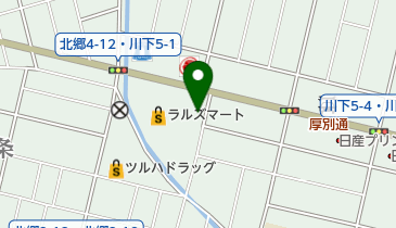 レストファン (厚別通店)の地図画像