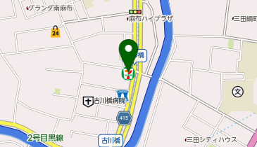 麻布菜館の地図画像