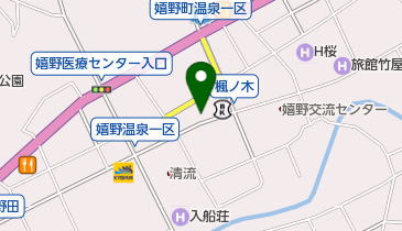 虎長ラーメンの地図画像