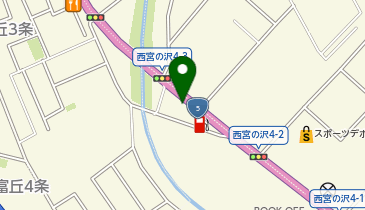 ゆで太郎 (西宮の沢店)の地図画像