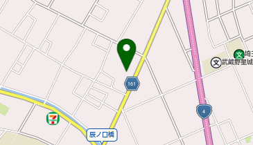 ゆで太郎 (越谷大間野町店)の地図画像