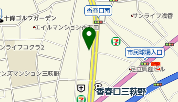 光来軒の地図画像