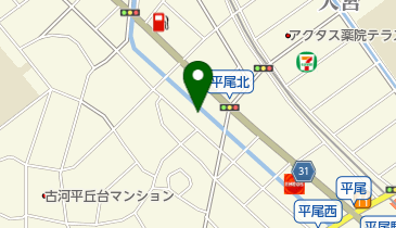 味のかつえだの地図画像