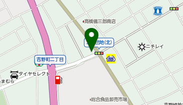 ゆで太郎 (吉野町店)の地図画像