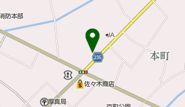 厚真園の地図画像