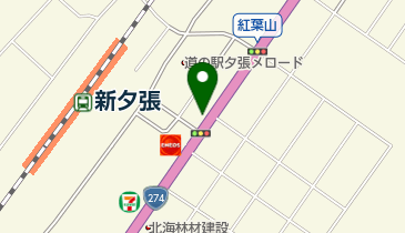 栗下食堂の地図画像