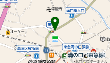 麺匠 濱星 (溝の口店)の地図画像
