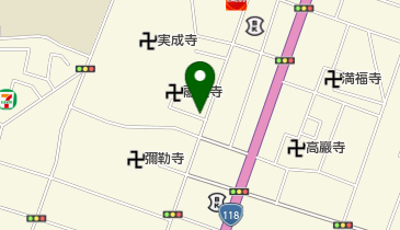 若松食堂の地図画像