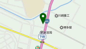 福間ラーメン ろくでなし (新宮店)の地図画像