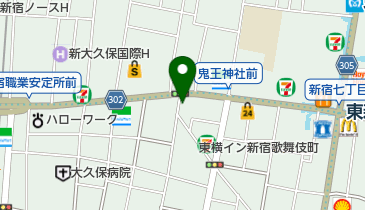 香港飯店0410の地図画像