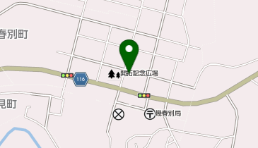 更科食堂の地図画像