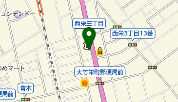 長浜ラーメン 博多屋 (大竹店)の地図画像