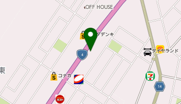 西安刀削麺 (大河原店)の地図画像