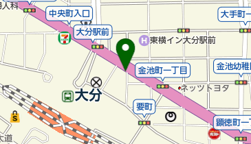 餃子飯店の地図画像