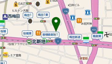 花狩人 かとう 大阪市北区 懐石 割烹 530 0001 の地図 アクセス 地点情報 Navitime