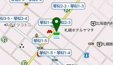 黒花火 琴似店 札幌市西区 063 0811 の地図 アクセス 地点情報 Navitime